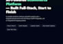 be your full stack developer for mern node js and python web apps