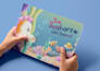 create whimsical children picture book illustration and cover for KDP