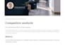 research your healthcare competitors and compare their offers