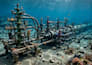 create 3d offshore oil and gas platform animation