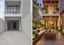 create 3d landscape rendering for townhouse courtyard and small backyard