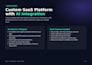 build a custom saas platform with ai integration