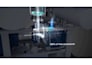 create 3d rotary screw compressor compression process animation