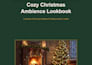 create a cozy christmas fireplace ambience video