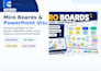 design infographics, flowcharts, miro boards, PPT slides