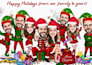 create custom christmas illustrations story book personalized gift artwork