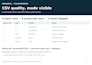 check and clean your CSV with a clear data quality report