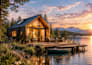 design 3d tiny house, small house, frame house, cabin house, container house