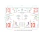 create a professional 2d autocad floor plan with dimensions
