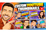 design custom cartoon youtube thumbnails