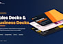 design investor pitch deck, sales deck and powerpoint presentation