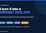 build a modern web app or website with installable features