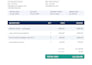 design a professional editable PDF invoice or template