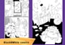 draw colorful children story book and comic pages