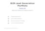b2b lead generation, linkedin outreach and targeted lead lists