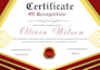 design custom certificate, award, diploma and editable certificate template
