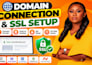 connect domain to hosting, setup dns, nameservers and SSL on wordpress website