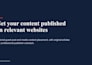 provide editorial guest post and media content placement