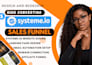 create systeme io sales funnel, systeme io landing page, systeme io website