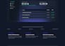 design a modern dark mode saas landing page in figma using auto layout