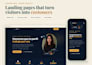 build a fast, mobile first landing page that converts