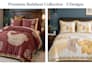 design luxury bedsheet pattern with pillow cover