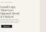 write email copy that converts and email marketing campaigns
