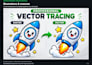 vectorize your logo or image into a clean scalable vector