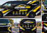 design car vinyl wrap 3d visualize and animation