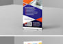 design roll up banner, retractable banner, pull up banner, or roller banner
