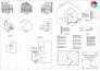 draft garage conversion floor plans, elevations and construction drawings