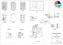 draft garage conversion floor plans, elevations and construction drawings