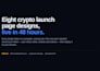 design a crypto meme coin token website in 48 hours