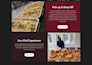 design a restaurant or catering website with online ordering