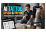 do custom ai tattoo design and realistic virtual try on