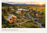 design photorealistic 3d glamping resort cabin and landscape rendering