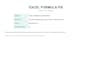 create or fix excel formulas and spreadsheet errors