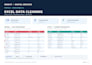 convert PDF to excel, clean data and format spreadsheets