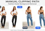 manual clipping path image editing