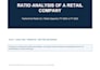 perform financial statement analysis, trends, cash flow and report