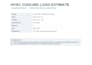 do hvac cooling load calculation with excel and engineering report