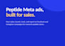 write compliant peptide ad copy and design meta ad creatives