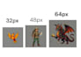 characters of pixel art