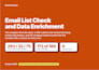 do email list verification, cleaning and b2b data enrichment