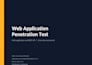 do web application penetration testing with a full report