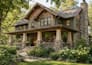 design craftsman front porch and patio 3d rendering