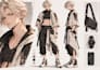design unique character concept art and turnaround sheet