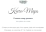 design a custom map poster of your special place