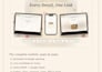 design an interactive wedding invitation website with rsvp