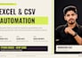 automate excel and CSV tasks with python